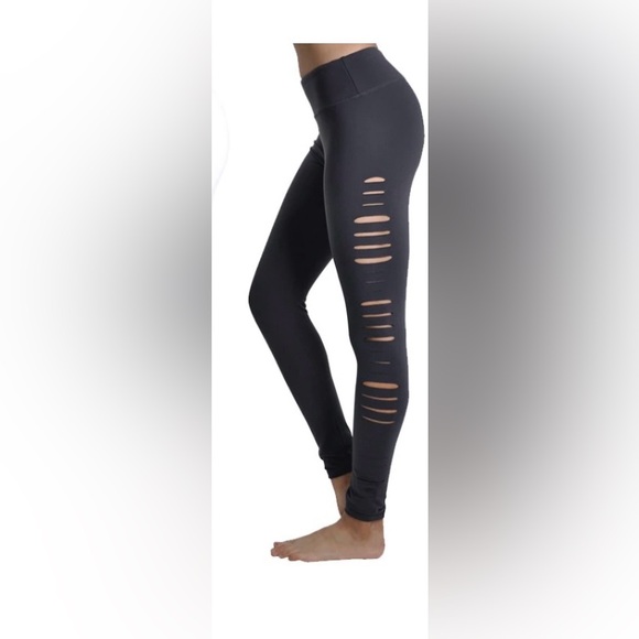 Jala Slit Leggings - Picture 1 of 7